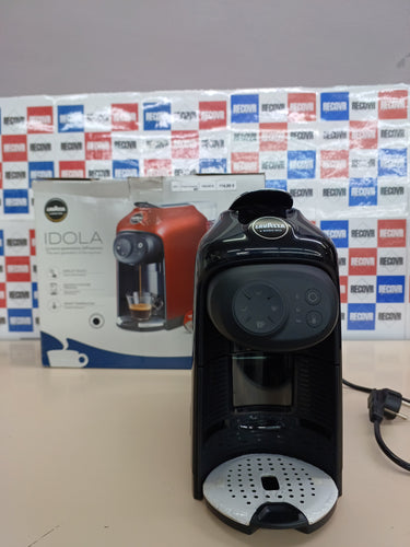 Cafetera 1500 W, 220-240 V, 50/60 Hz, 64 Cápsulas Lavazza A Modo Mio Idola Negra Surtidas A Modo Mio, Cafetera Espresso Compacta y Silenciosa, Capacidad Máxima 1,1 Litros de Agua